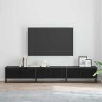 vidaXL TV Eenheden 2 pcs Zwart Eiken 240 x 35 x 41 cm, Huis en Inrichting, Kasten |Televisiemeubels, Verzenden, Nieuw