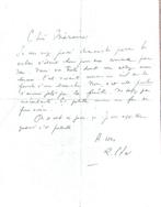 René Char - Lettre autographe signée - 1955