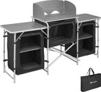 2dekans | tectake® - Campingkeuken 172x52x104cm - Opvouwbaar, Caravans en Kamperen, Ophalen of Verzenden, Nieuw