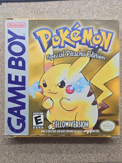 Nintendo - Gameboy Classic - Extremely Rare - Pokemon Yellow, Games en Spelcomputers, Spelcomputers | Overige Accessoires