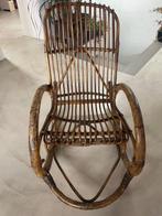 Chaise à bascule - Bambou, Rotin, Bois - Fauteuil à bascule, Antiquités & Art