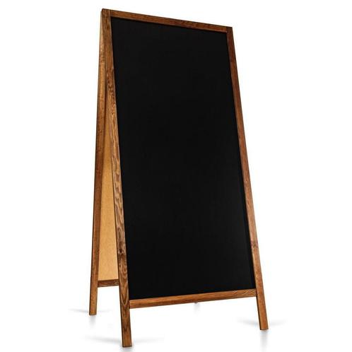 Krijtstoepbord | CLASSIC | Hout | Bruin | 720x450x1560(h)mm, Zakelijke goederen, Horeca | Keukenapparatuur, Nieuw in verpakking