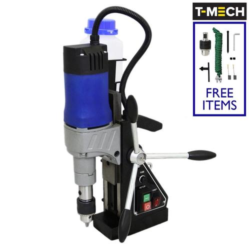 T-Mech Magnetische Boor Pers Machine, Bricolage & Construction, Outillage | Foreuses, Envoi