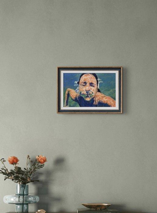 Cristian Mesa Velazquez - Un Suspiro Bajo el Mar, Antiek en Kunst, Kunst | Schilderijen | Modern