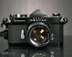 Pentax Spotmatic SP black + Super-Takumar 55mm F2 - M42 |, TV, Hi-fi & Vidéo, Appareils photo analogiques