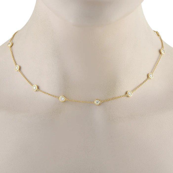 Halsketting - 18 karaat Geel goud, 18K geelgouden ketting, Handtassen en Accessoires, Kettingen
