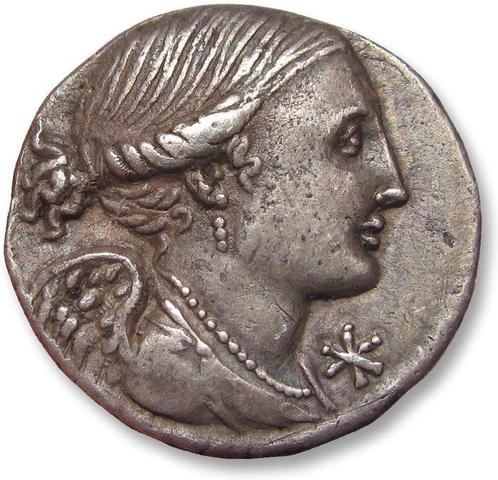 Romeinse Republiek. L. Valerius Flaccus, 108-107 v.Chr.., Postzegels en Munten, Munten | Europa | Niet-Euromunten