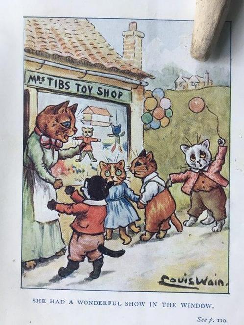 Marian Isabel Harrell, Louis Wain - FRISKERS AND HIS FRIENDS, Antiek en Kunst, Antiek | Boeken en Manuscripten