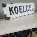 Zeldzaam, Emaille Bord Koelcel,, 1940 - Enseigne