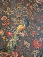 Artmaison Lussuoso tessuto Liberty con pavoni - Textiel -, Antiquités & Art