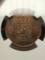 Pays-Bas. Willem I. 1 Cent 1837 MS64 RB