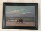 Albert Gautier (XX) - Ruiters op het strand