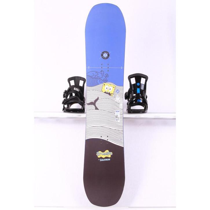 130 kinder snowboard SALOMON EL CAPITAN, SPONGE BOB, ROCKER/, Sport en Fitness, Snowboarden, Verzenden