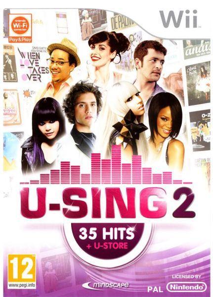 U-Sing 2 35 Hits + U-Store-Standaard (Wii) Gebruikt, Games en Spelcomputers, Games | Nintendo Wii, Ophalen of Verzenden