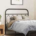 vidaXL Hoofdbord 107 cm metaal zwart, Huis en Inrichting, Slaapkamer | Bedden, Verzenden, Nieuw
