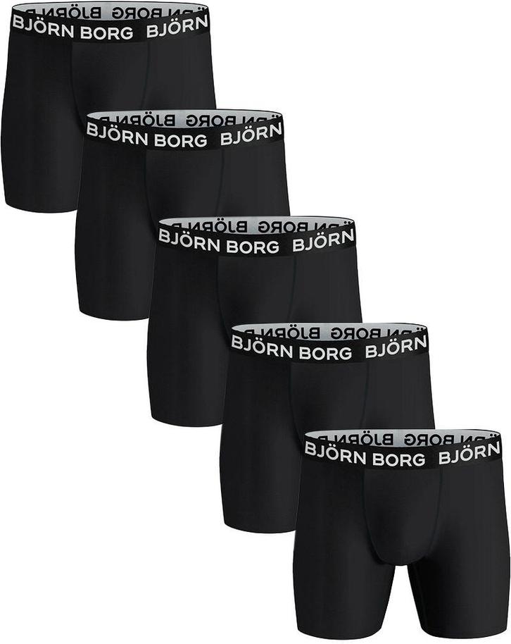 Björn Borg Boxershorts 5-Pack Performance maat S Heren, Kleding | Heren, Ondergoed, Zwart, Boxer, Verzenden