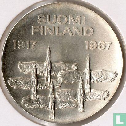 Finland 10 markkaa 1967 50th anniversary of Independence, Postzegels en Munten, Munten | Europa | Niet-Euromunten, Losse munt