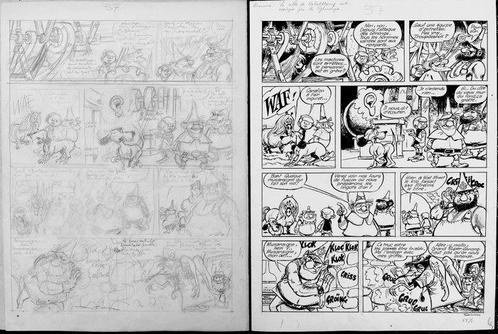 Sirius - 2 Planche originale + planche originale, Livres, BD