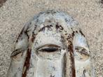 Dubbelzijdig traditioneel Afrikaanse houten masker — Kwele /