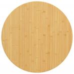 vidaXL Tafelblad Ø 60x2,5 cm bamboe, Huis en Inrichting, Tafelonderdelen, Verzenden, Nieuw