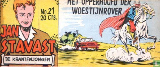 Jan Stavast [Virgola] - Het opperhoofd der woestijnrover..., Livres, BD, Envoi
