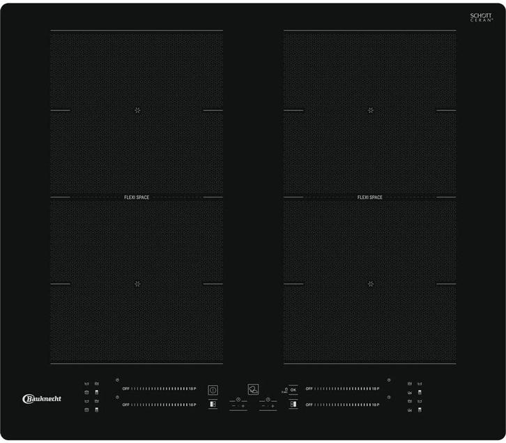 Bauknecht Bs1260fne - Inductiekookplaat - 59 cm - 4, Elektronische apparatuur, Kookplaten, Ophalen of Verzenden