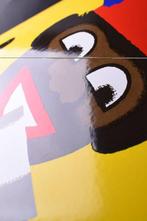 BANANIA Enamel sign; EN VENTE ICI; enamel; beautiful shine;