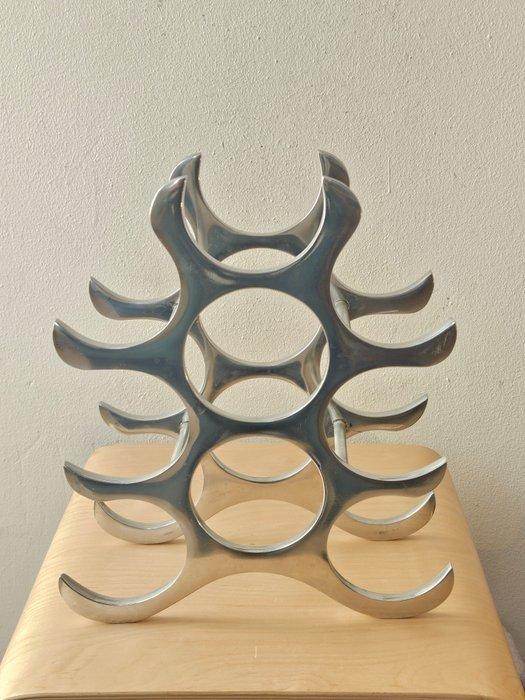 Wijnrek - Aluminium, Antiek en Kunst, Curiosa en Brocante