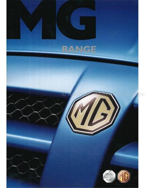 2004 MG PROGRAMMA BROCHURE ENGELS, Boeken, Auto's | Folders en Tijdschriften