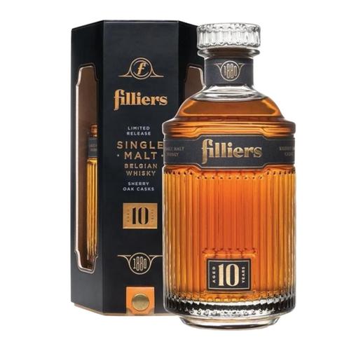Filliers 10 Years Single Malt Whisky 43° - 0,7L, Verzamelen, Wijnen