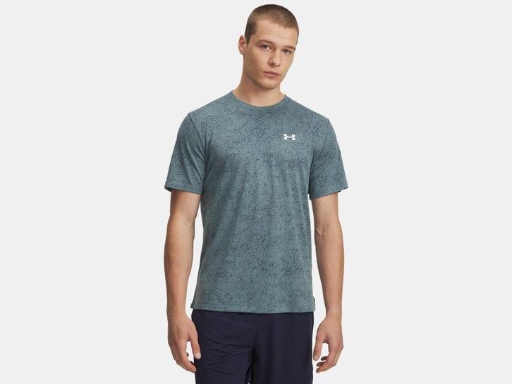 Under Armour Tech Tee Pixelate-Blu 587 - Maat XS, Kleding | Heren, T-shirts, Blauw, Nieuw, Maat 46 (S) of kleiner, Ophalen of Verzenden