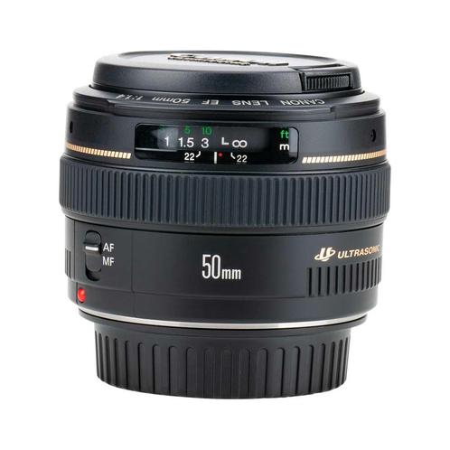 Canon EF 50mm f/1.4 USM met garantie, TV, Hi-fi & Vidéo, Photo | Lentilles & Objectifs, Envoi