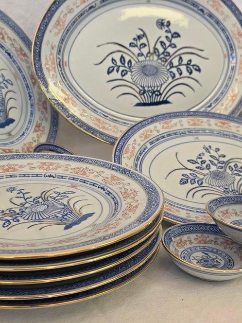 Véritable Porcelaine de Jingdezhen Chine - Service de table, Antiek en Kunst, Antiek | Meubels | Tafels