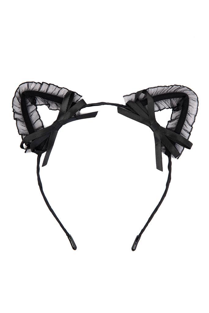 Haarband Kat Strikjes Zwart Kattenoortjes Diadeem Halloween, Kleding | Dames, Carnavalskleding en Feestkleding, Nieuw, Ophalen of Verzenden