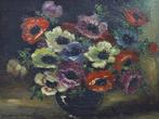 Dutch School (XX) - Still life of flowers - NO RESERVE, Antiek en Kunst, Kunst | Schilderijen | Klassiek