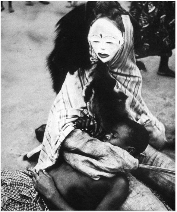 masker - Punu - Gabon (Zonder minimumprijs), Antiek en Kunst, Kunst | Niet-Westerse kunst