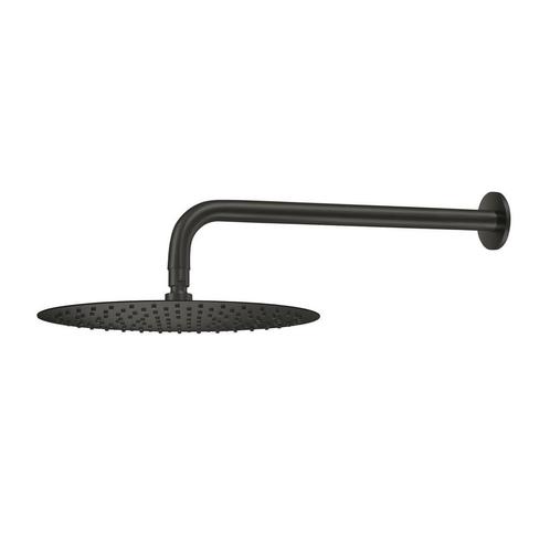 Hoofddouche Qisani Flow met wanddouchearm Ø 30 cm Geborsteld, Doe-het-zelf en Bouw, Sanitair, Kraan, Nieuw, Ophalen of Verzenden