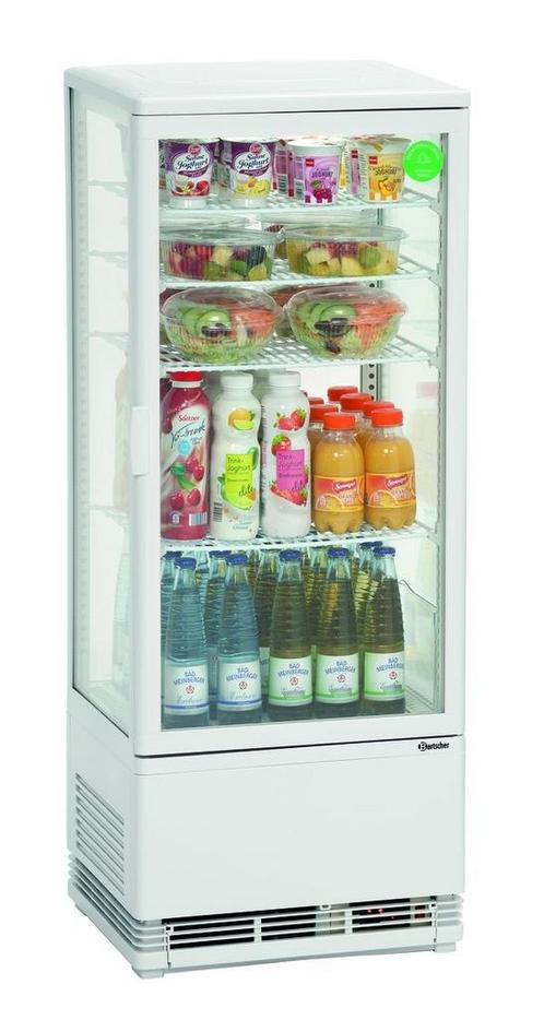 Koelvitrine | 98L | Wit | +2°C/+12°C | 5 Schappen |, Zakelijke goederen, Horeca | Keukenapparatuur, Nieuw in verpakking, Verzenden