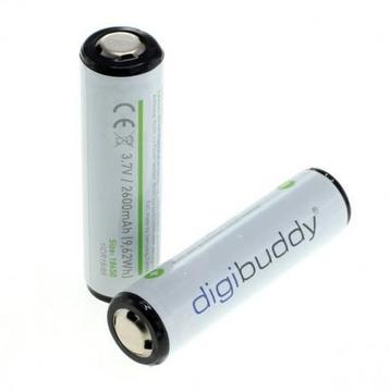 2x  CE Goedgekeurd 18650 2600mAh 3.7V 5A Li-ion herlaadba... beschikbaar voor biedingen