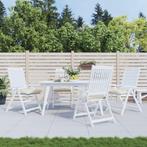 vidaXL Stoelkussens 4 st 40x40x7 cm oxford stof crèmewit, Huis en Inrichting, Woonaccessoires | Kussens, Verzenden, Nieuw