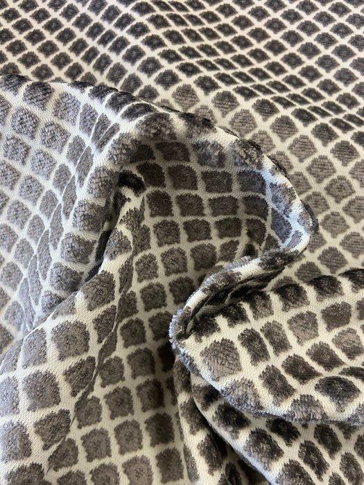 Prachtige velours jacquard met een klein, regelmatig, Antiquités & Art, Tapis & Textile