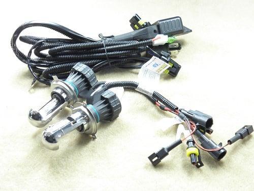 Xenon kit set verlichting H4 10000K 55W + ballast HID slim c, Autos : Pièces & Accessoires, Éclairage, Envoi