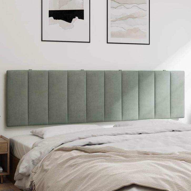 Lichtgrijs Hoofdkussen 180cm | Tweede Kansje | Zacht & St..., Huis en Inrichting, Woonaccessoires | Kussens, Grijs, Nieuw, Verzenden