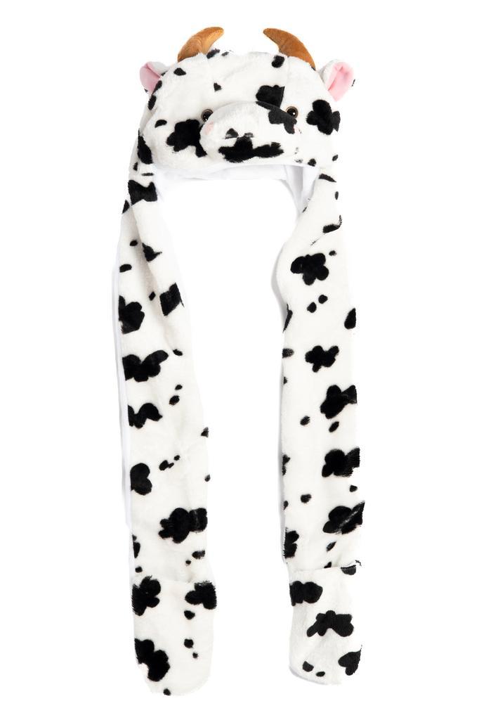 Muts Wanten Koe Sjaalmuts met Oortjes Stier Zwart Wit Vlekke, Kinderen en Baby's, Kinderkleding | Petten en Hoeden, Nieuw, Ophalen of Verzenden