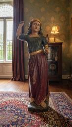 Ecole Italienne (XVIII) - sculptuur, Judith - 125 cm - Bois