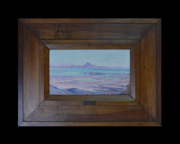 Maxime Noire (1861-1927) - Vue du port de Carthage, le, Antiek en Kunst, Kunst | Schilderijen | Klassiek