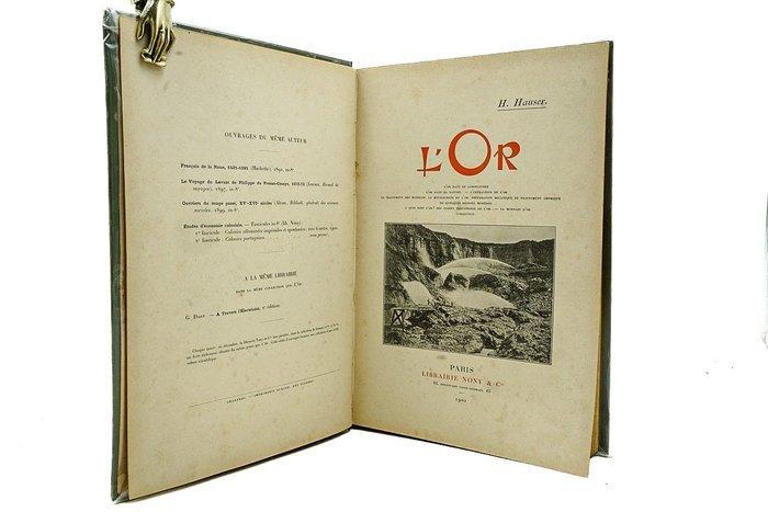 H. Hauser - LOr - 1901, Antiquités & Art, Antiquités | Livres & Manuscrits