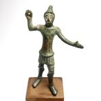 Etruscan Brons Figuur van een krijger met helm, Verzamelen