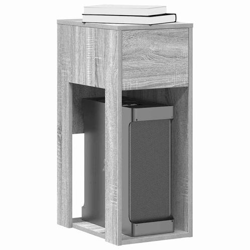 vidaXL Computertorenstandaard met lade 30x44x74 cm grijs, Huis en Inrichting, Bureaus, Nieuw, Verzenden