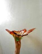 Vaas - Glas - Grote sierschaal van kunstglas, Murano-stijl, Antiek en Kunst